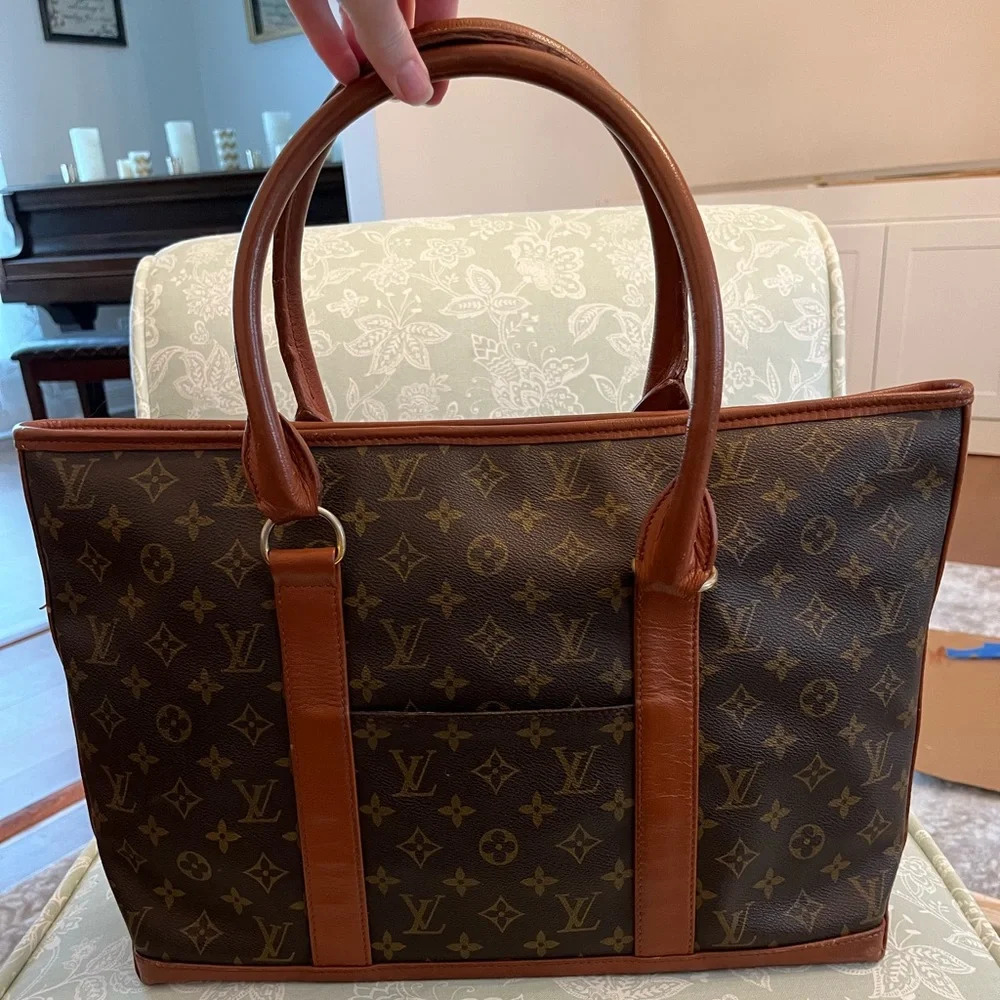 Louis Vuitton Vintage Sac Bag Large Monogram Weekend Tote - Picture 2 of 13